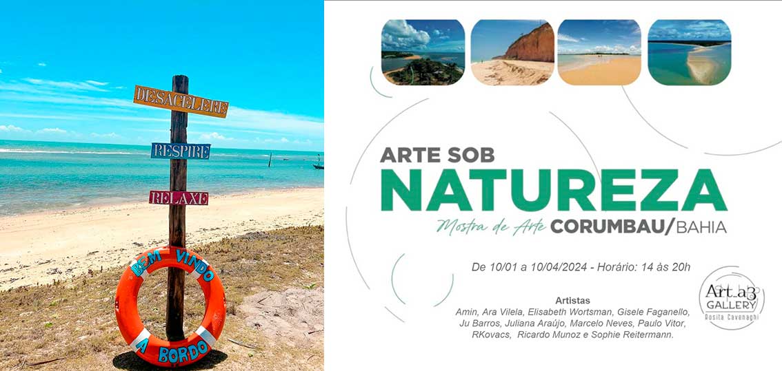 Coletiva em Corumbau discute a relação arte e natureza - GNoticia