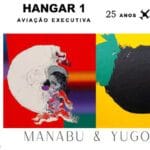 Hangar 1 Aviação Executiva comemora seus 25 anos com homenagem a Manabu Mabe