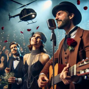 Foi no começo do mês de julho que Fredi Jon recebeu a ligação de um rapaz, seu nome era Roberto. Roberto queria fazer uma homenagem para sua namorada, a Carolina. O rapaz se mostrava muito apaixonado, durante a conversa teceu inúmeros elogios à moça. Disse querer algo espetacular, tipo coisa de cinema mesmo, falou que ela era especial, e que nada do que fizesse chegaria aos pés de Carolina. Realmente o rapaz parecia estar muito apaixonado, estava disposto a gastar o que podia e o que não podia também.